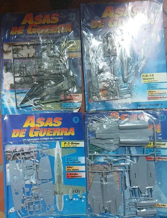 Revista Asas de Guerra + avião para montar - Foto 2