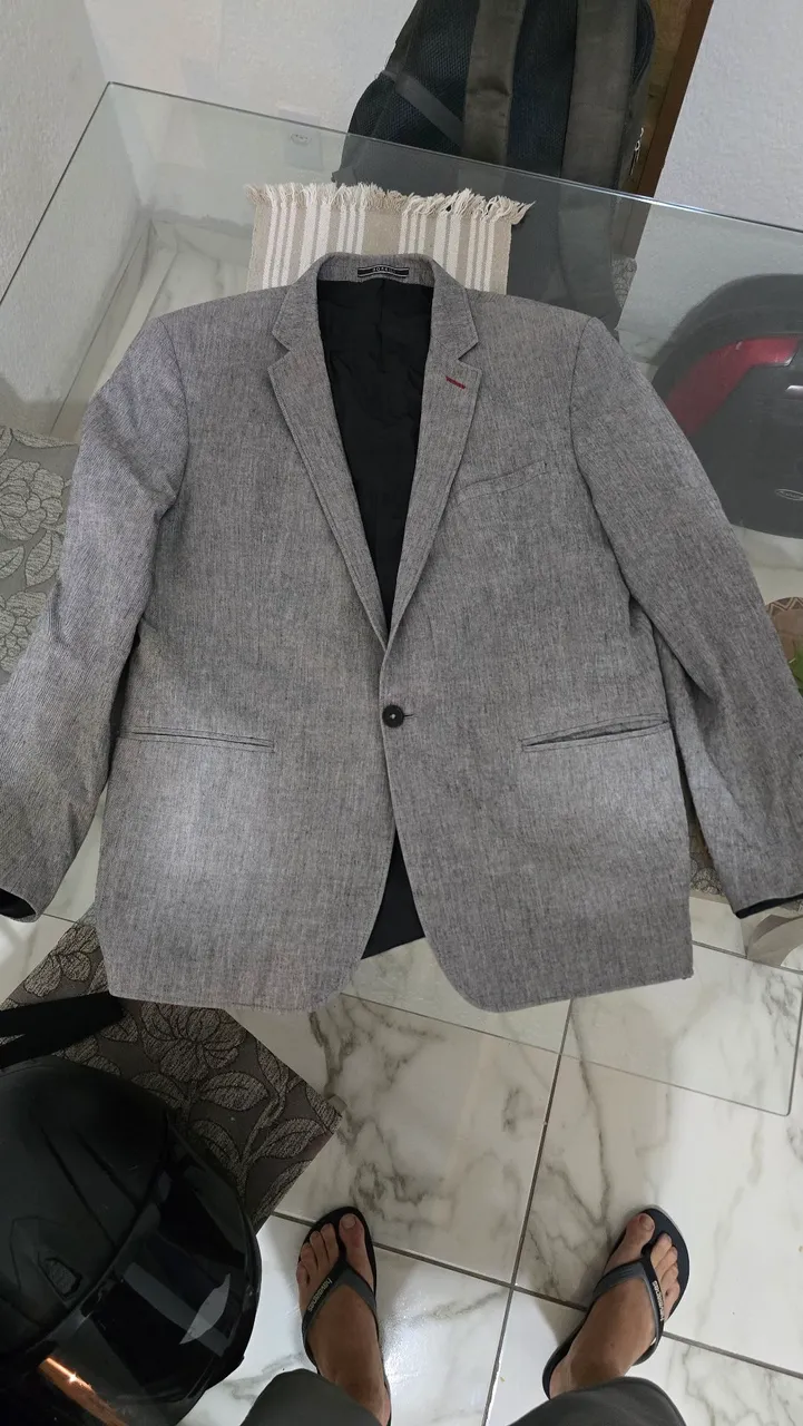 Blazer cinza masculino