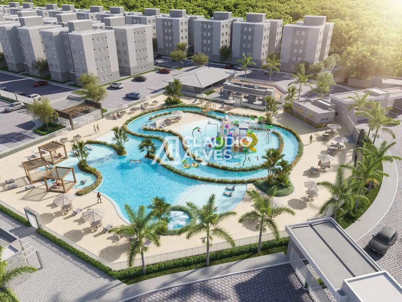 ACQUA VENTURE EUROPA 2 APARTAMENTO COM 2 QUARTOS - Foto 2