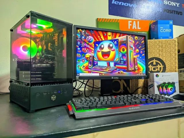 Pc Gamer + Monitor 24pl Gta 5 Csgo Cod warzone - Foto 5