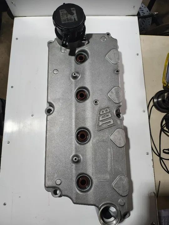 Tampa do cabeçote motor Retroescavadeira JCB 3CX 4CX 