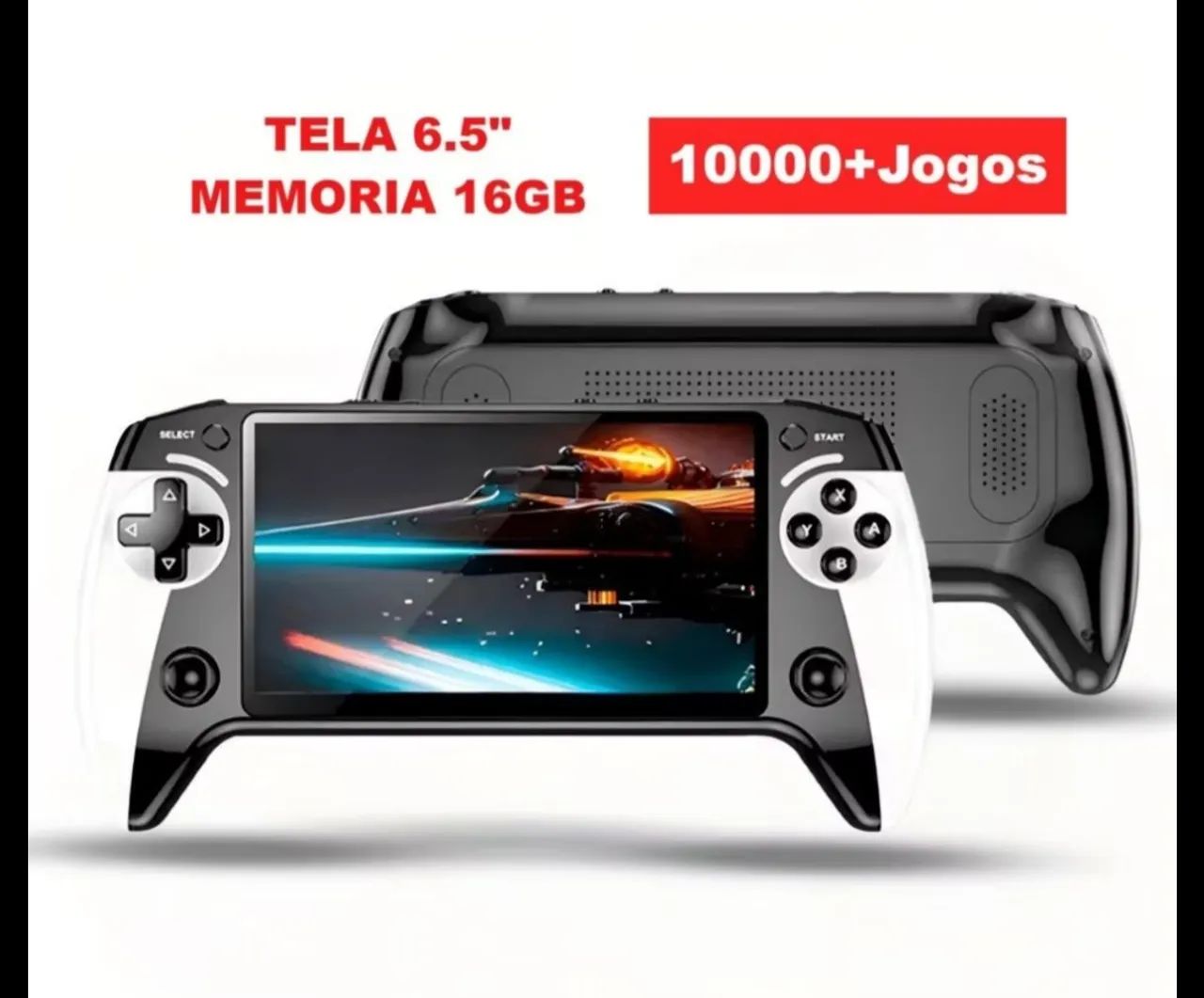 Console de Handheld com Tela de 6.5'' e 10000 Jogos