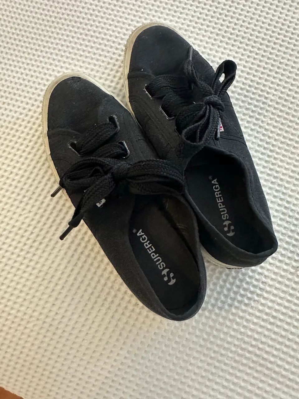 Tênis SUPERGA PRETO COM POUCO USO  - Foto 2