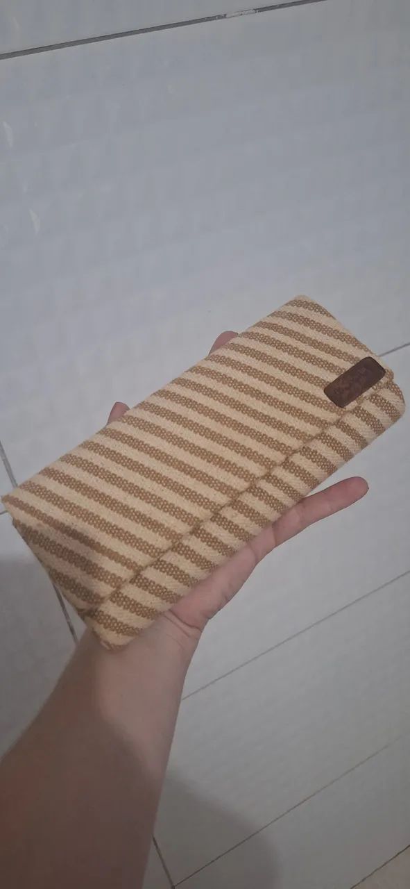 Bolsa em algodão colorido