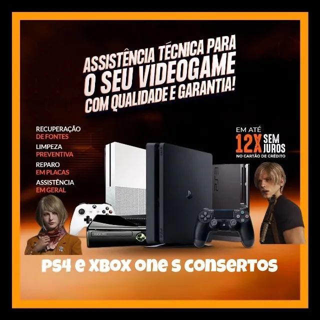 Ps4 manutenção e acessórios