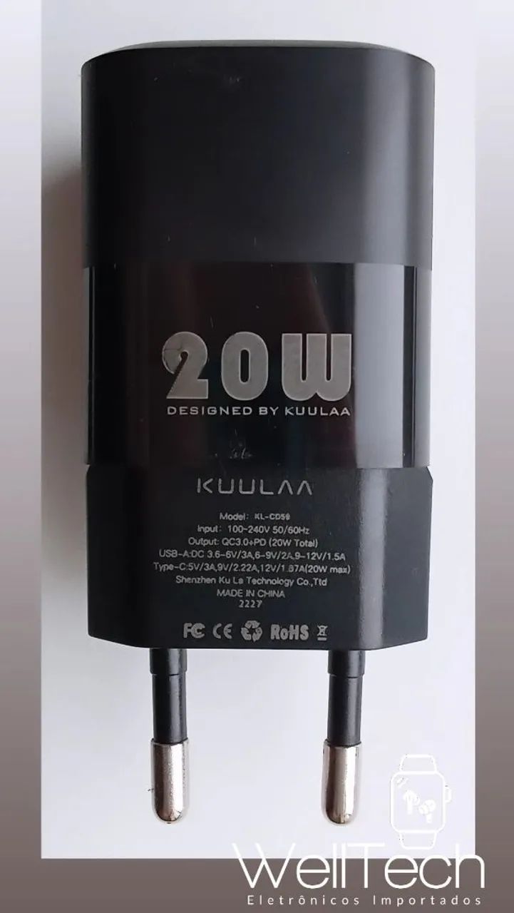Carregador Turbo Kuulaa 20w - Foto 4