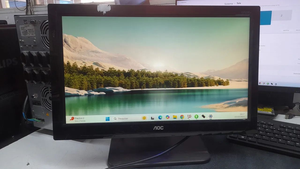 Monitor Aoc 20 polegadas LED  - Foto 3