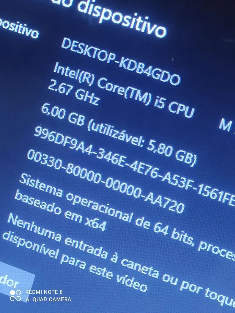 Notebook Usado Intel I5 M 560 2.67GHz - 6GB RAM - 160GB HD - Foto 2