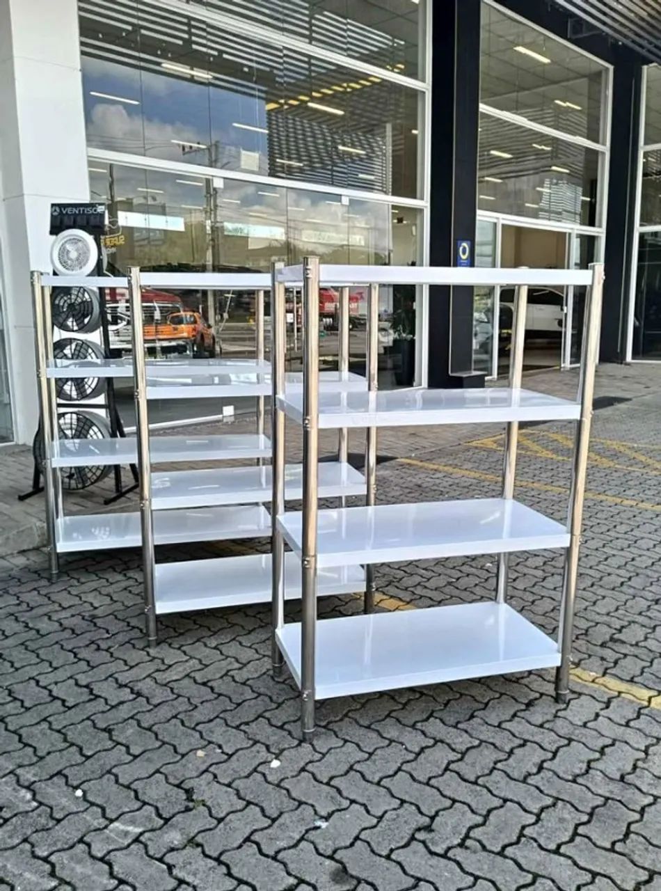 estante inox 4 planos * nova