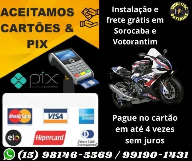Bateria para moto 5 ah Moura em promoção ! - Foto 3
