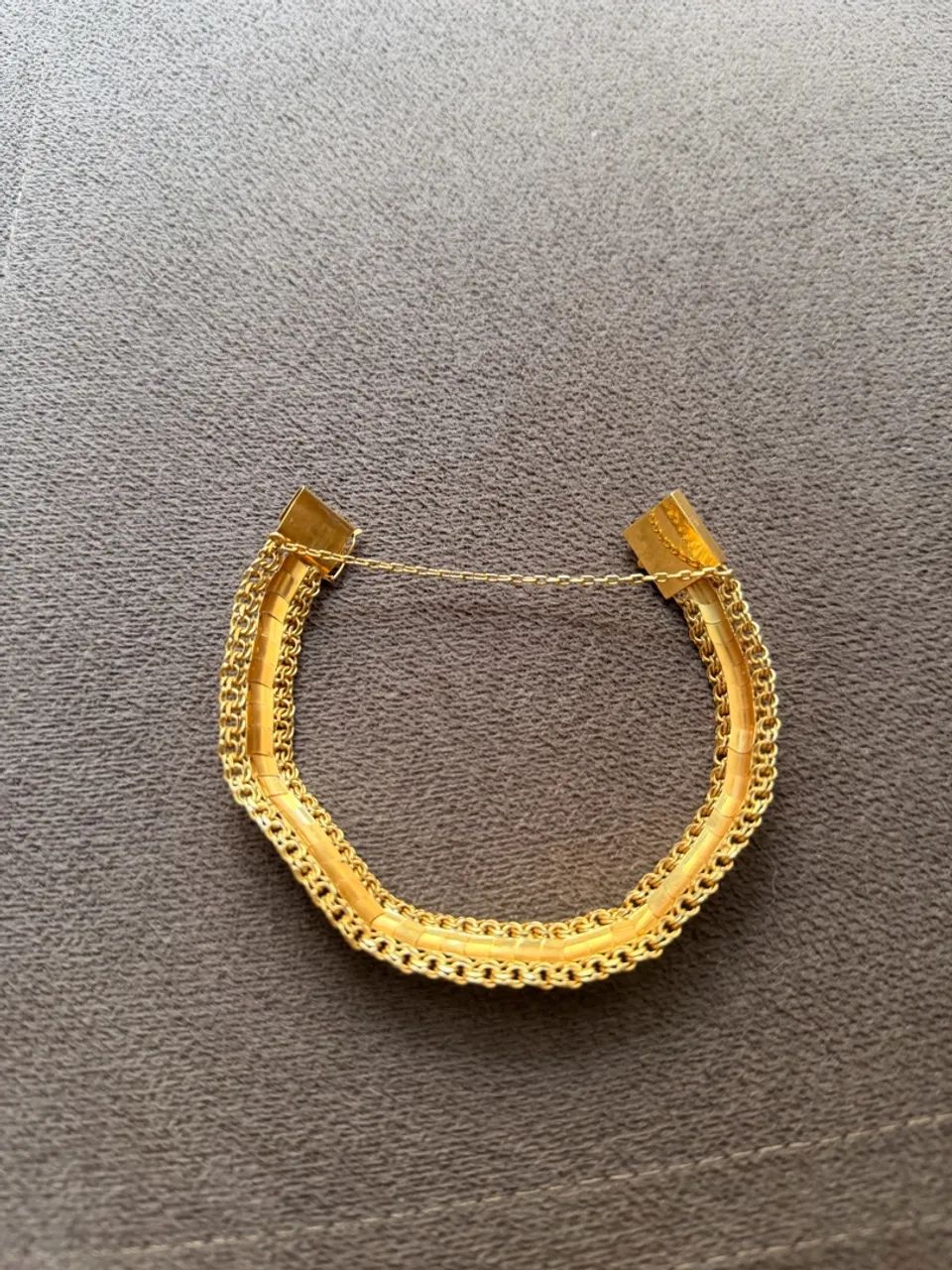 Pulseira em ouro 18k maciça nova! - Foto 3