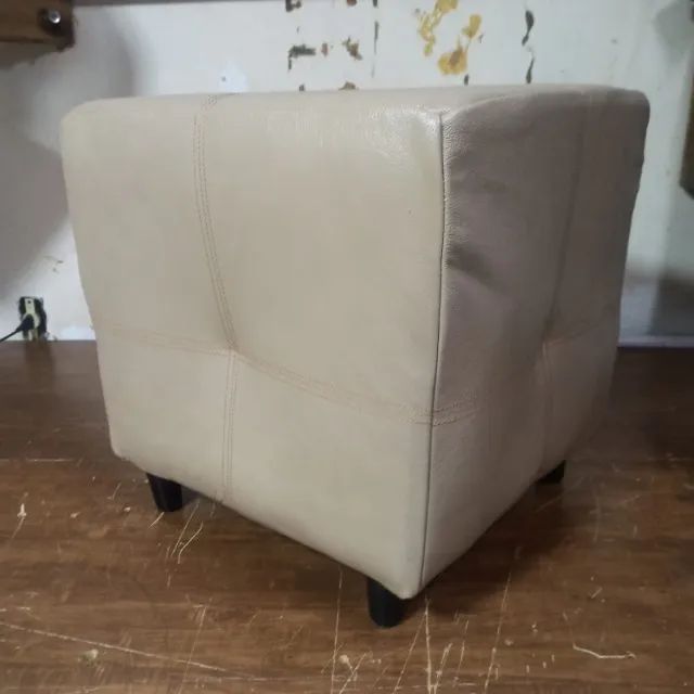 PUFF NOVO COURO DE BOI - Foto 2