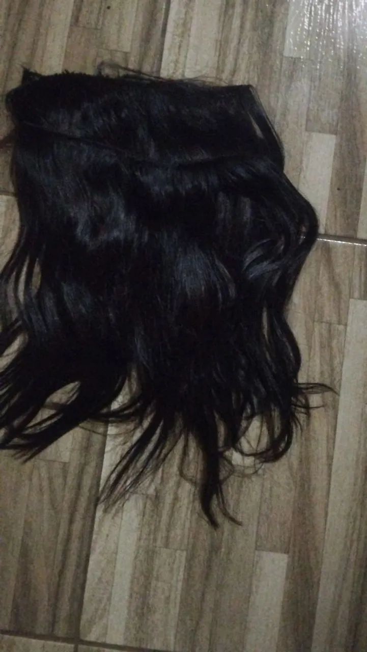 Cabelo humano 300grama55cm 400 reais 
