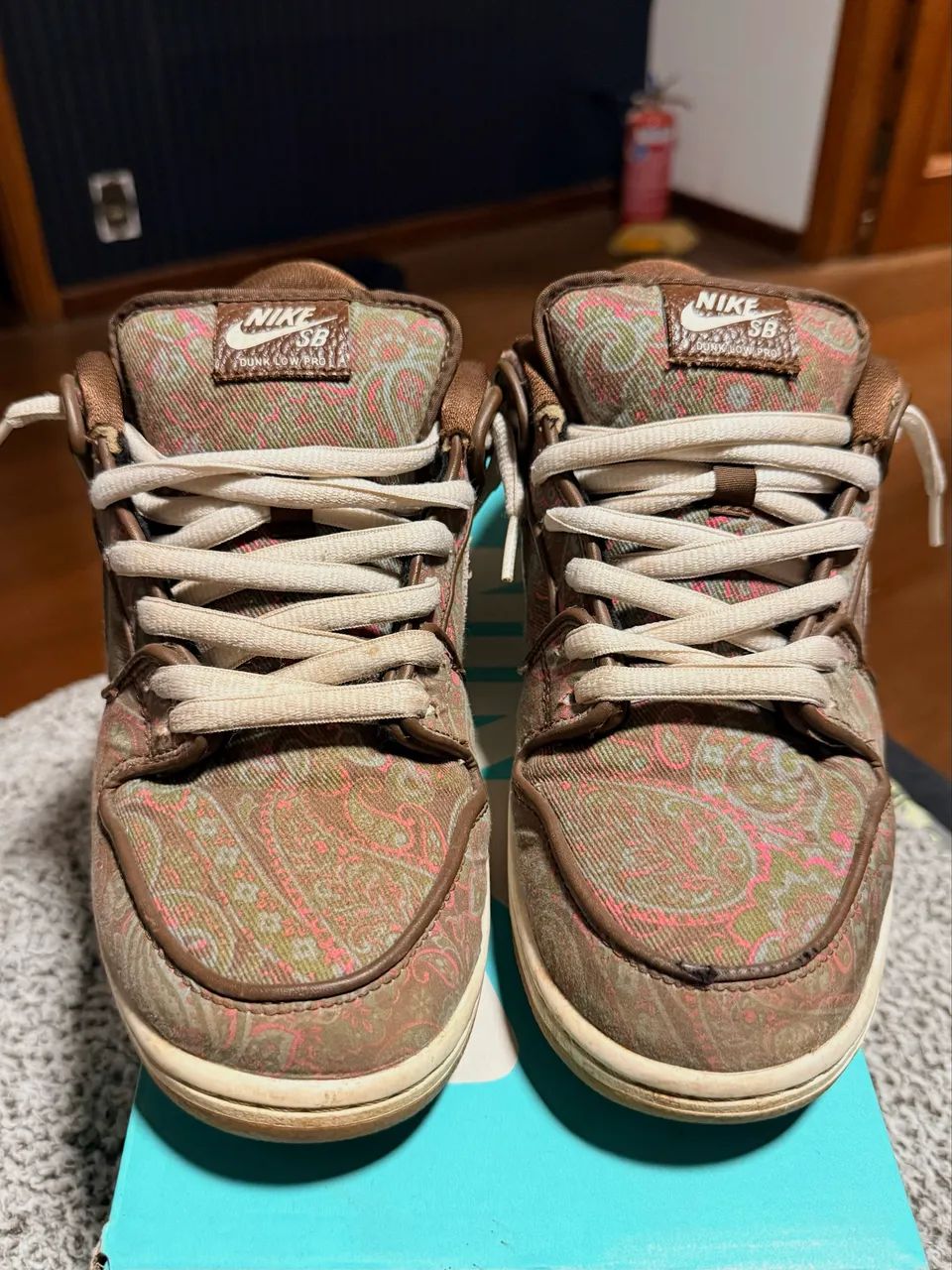 Nike SB Dunk Low Paisley Brown - com caixa  - Foto 2