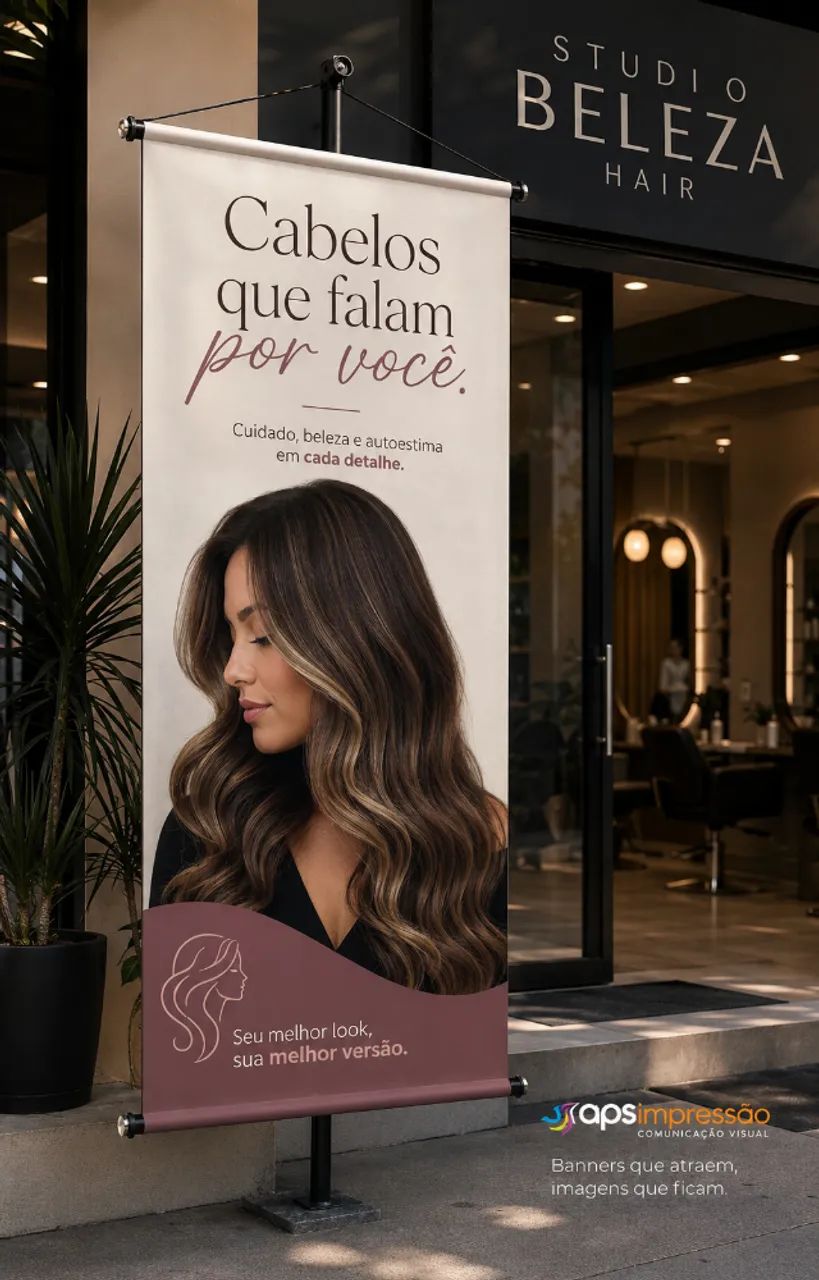 Banner  BARBEARIA 70X100  - Foto 2