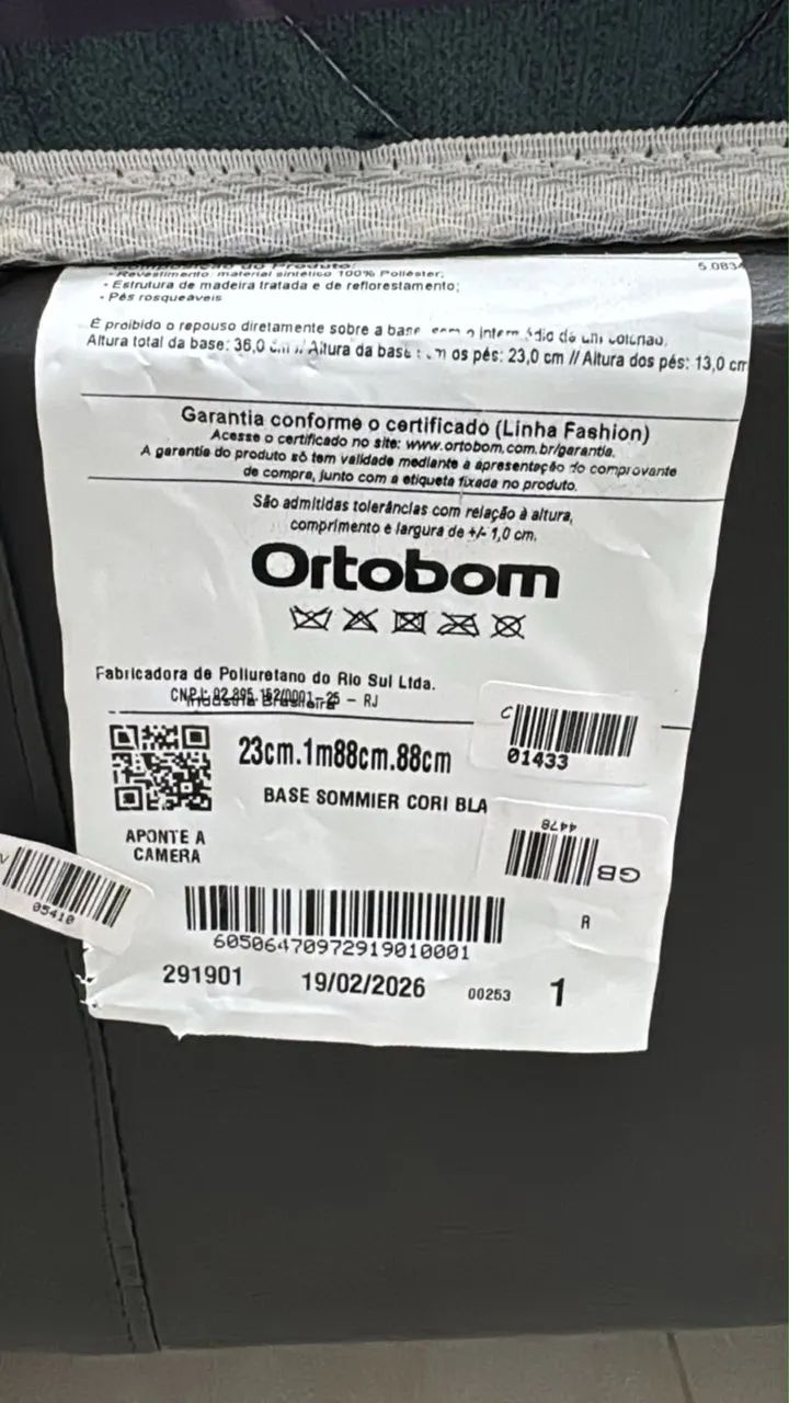 Cama Box Ortobom Solteiro - Foto 2