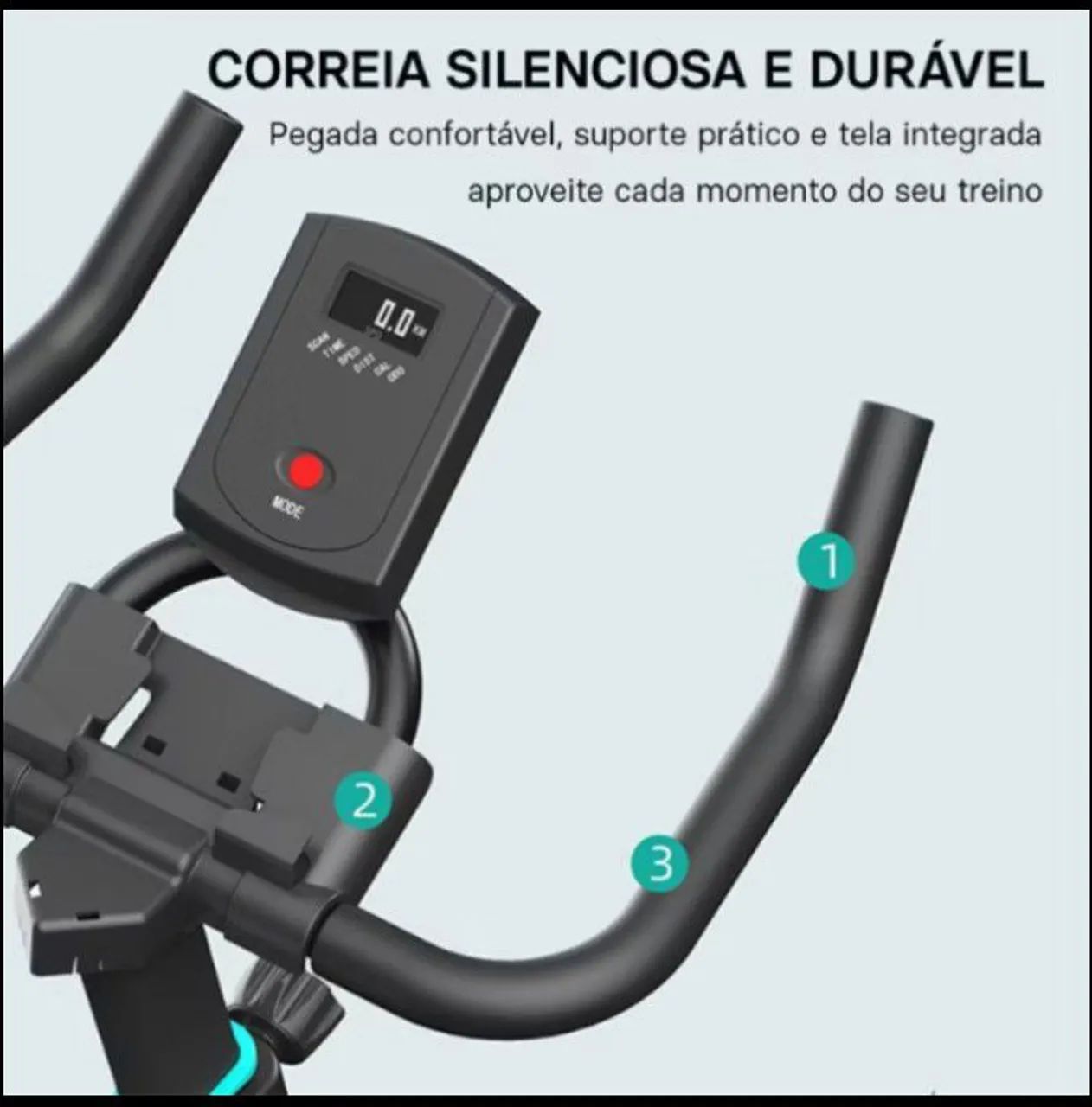 Vendo bicicleta ergométrica nova sem uso. - Foto 4