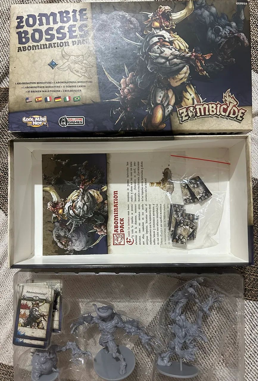 Zombicide Zombie Bosses Abomination Pack em espanhol - Foto 4