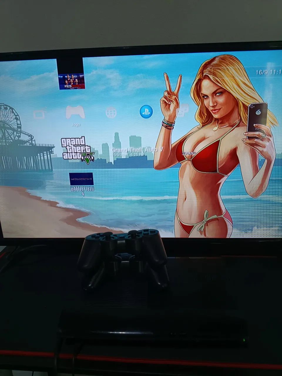 Ps3 super slim desbloqueado 2 controles  - Foto 2