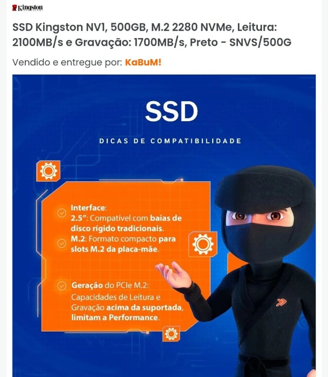 ssd kingston nvme - Foto 3