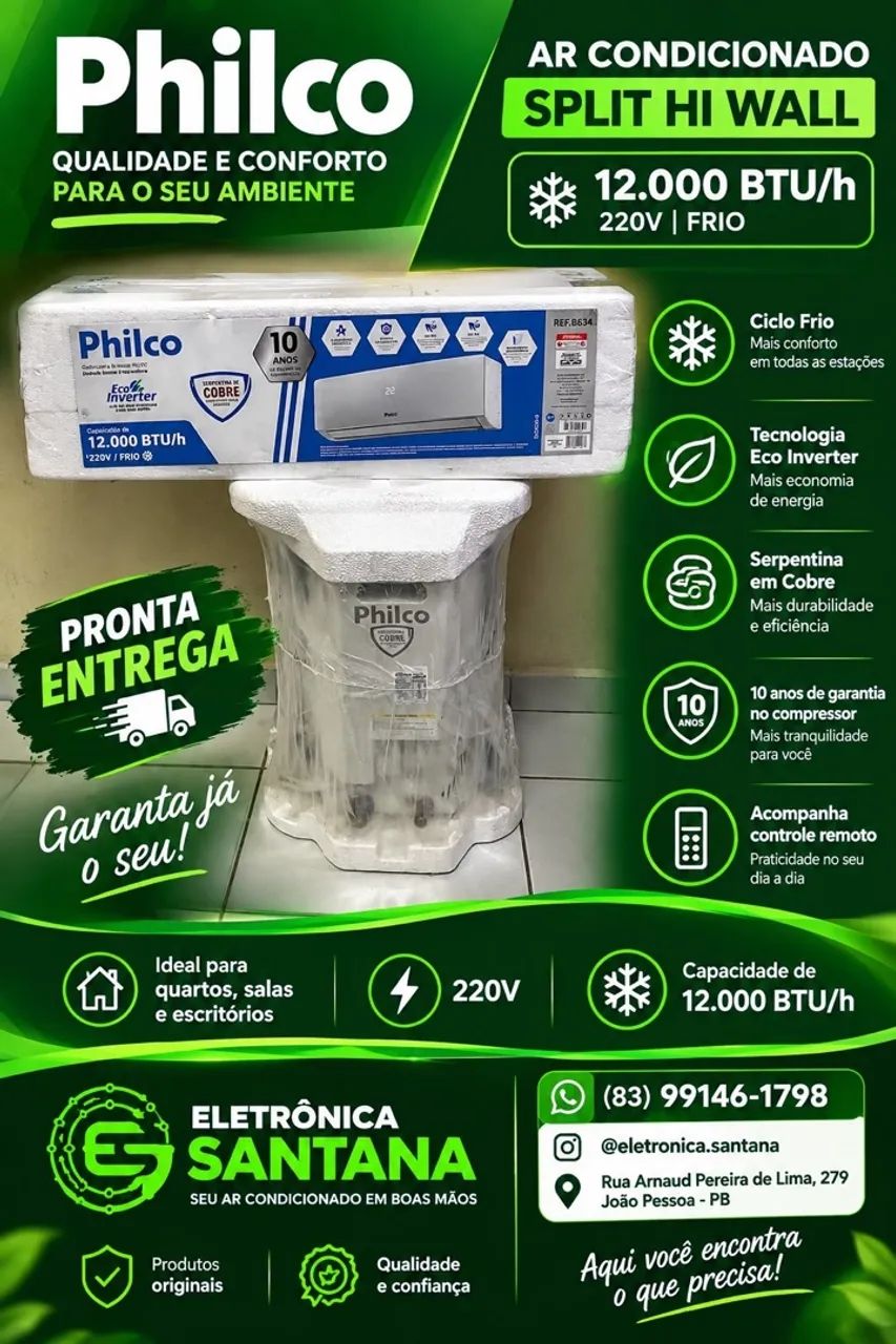 AR CONDICIONADO PHILCO