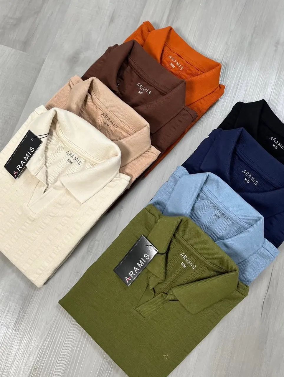 Camisa polo texturizada 