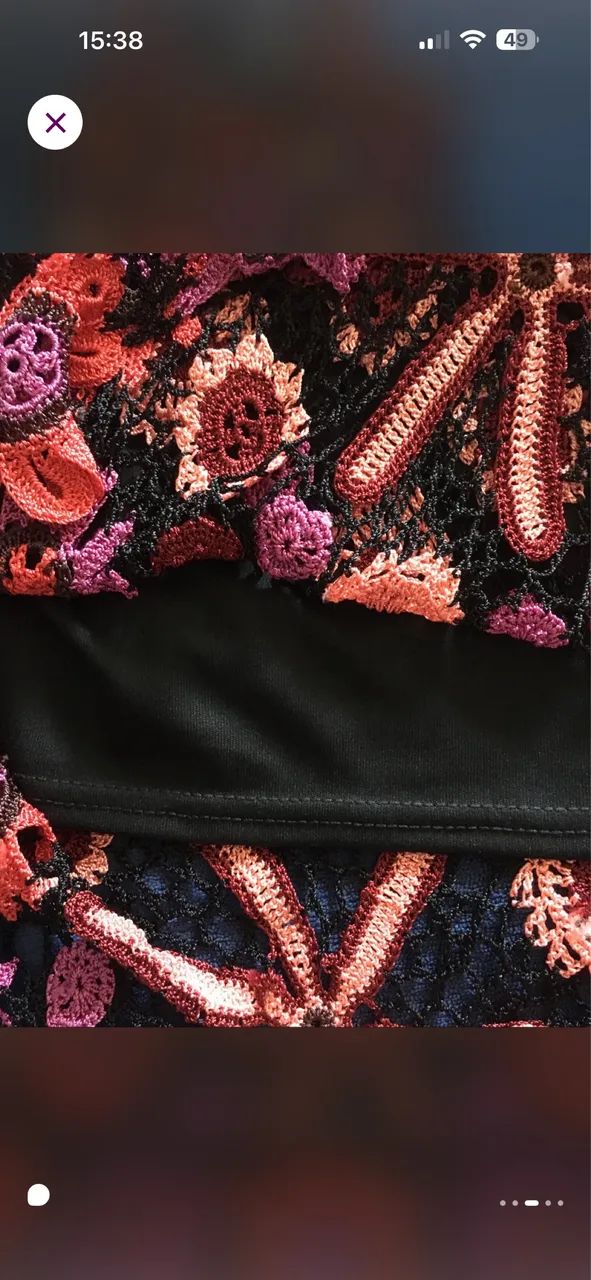 Vestido Crochê feito a mão  - Foto 3