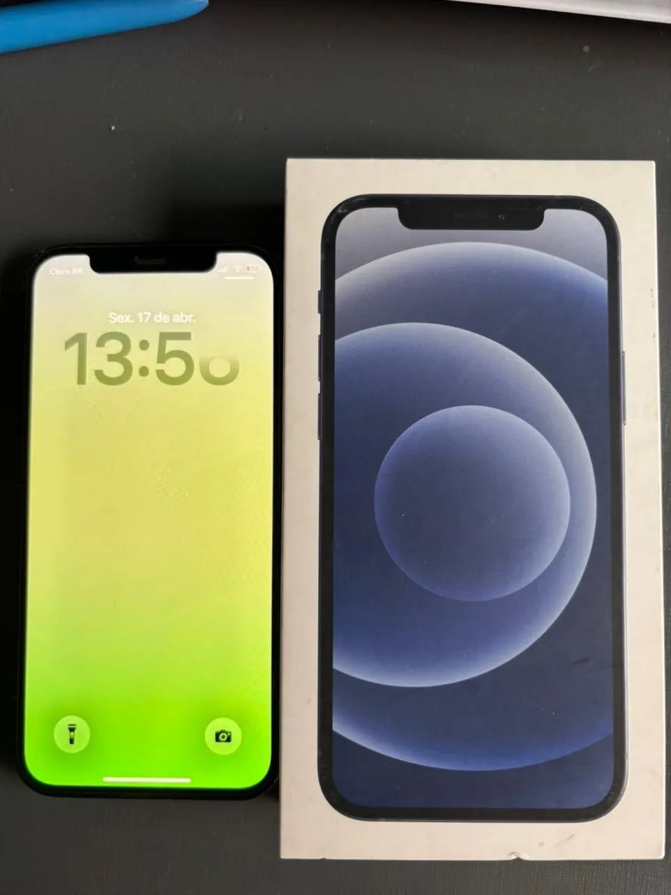 家電 iPhone12 128GB iPhone 12 128GB Azul com Tela 6.10 e Câmera Dupla de 12MP - Casa