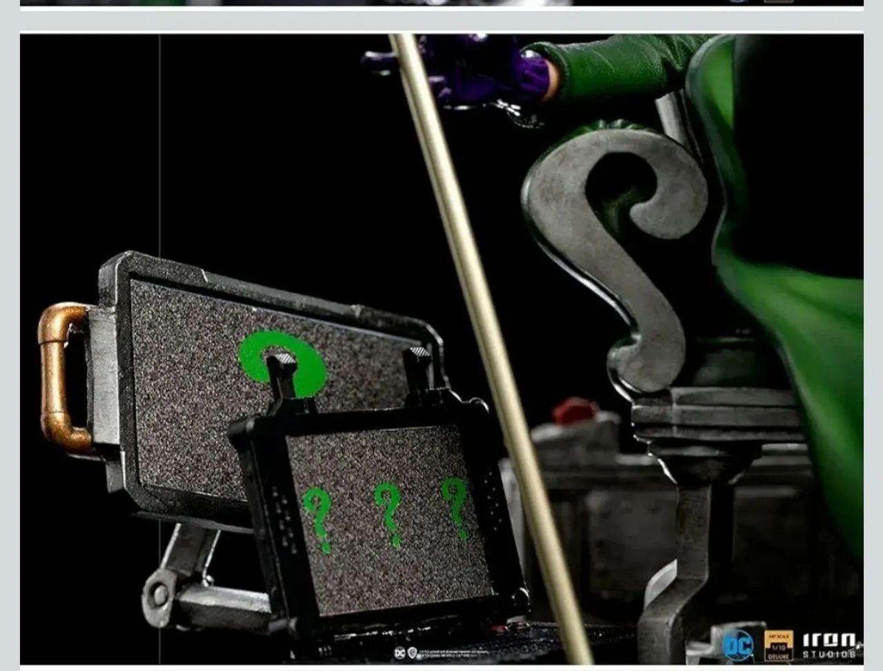 The Riddler Deluxe - 1/10 Art Scale - DC Comics Series 7 - Iron Studios [ CHARADA] - Foto 3