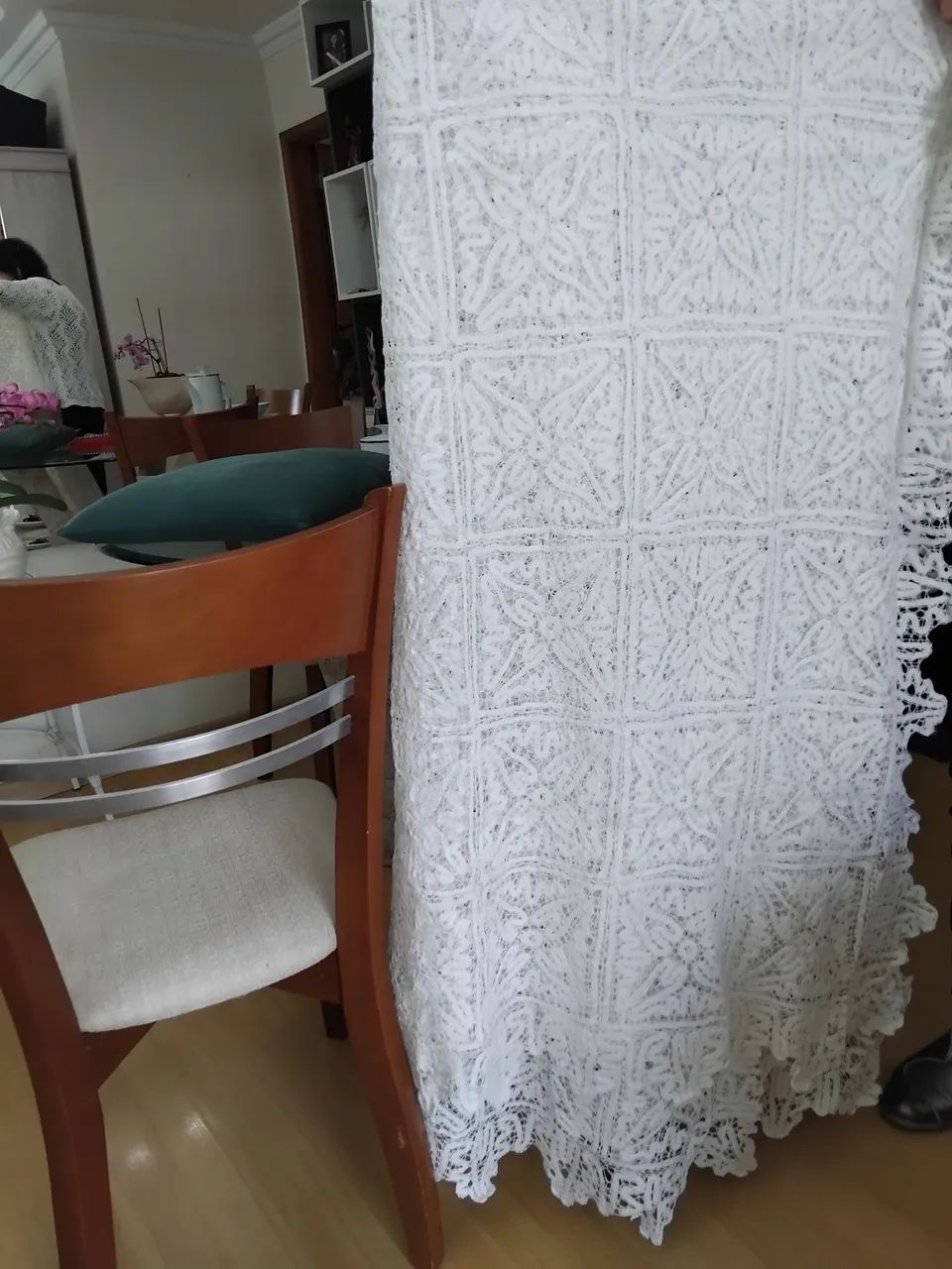 Toalha croche feito a mão retangular  - Foto 2
