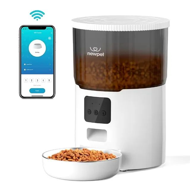 Comedouro Pet Automático Ração 4 litros Wifi Newpet