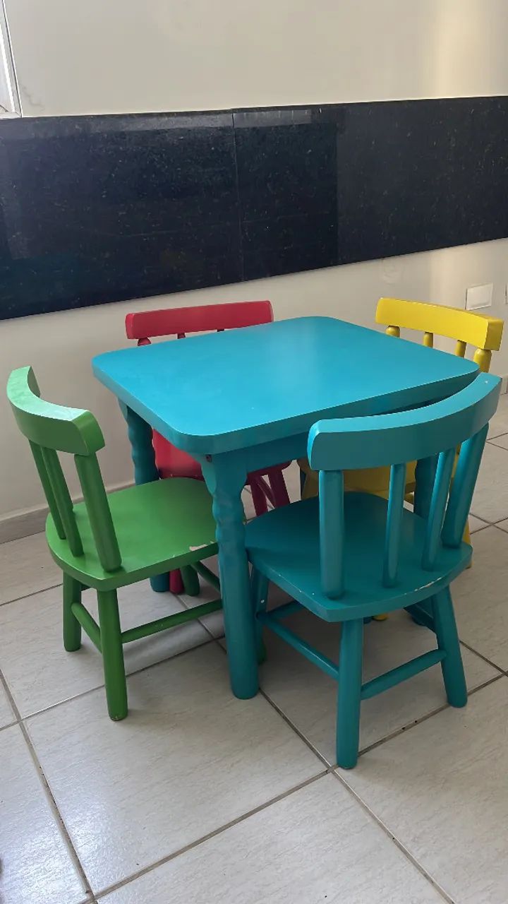 MESA PARA CRIANÇAS IDEAL PARA CONSULTÓRIOS E ESCOLAS - Foto 2