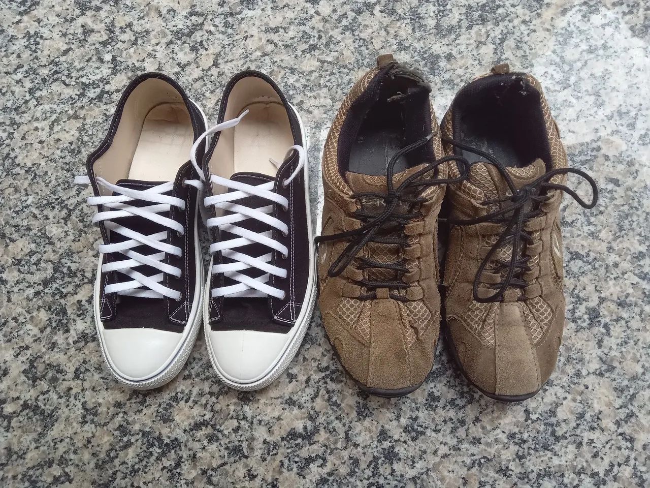Tênis Oakley vintage de couro e All Star - Foto 3
