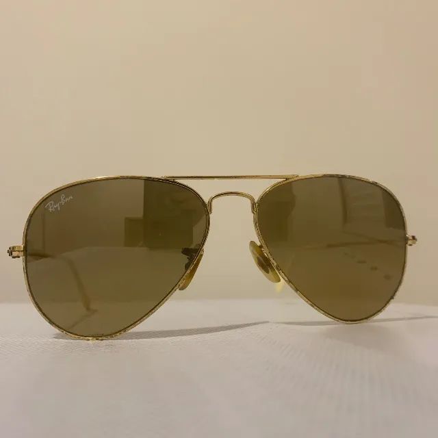 Óculos Ray-Ban Aviator Gold  - Foto 2