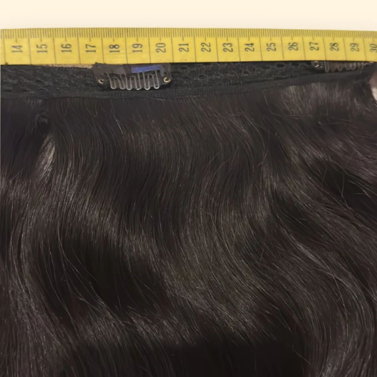 Aplique Tic Tac Cabelo Humano Virgem 55cm - Foto 4