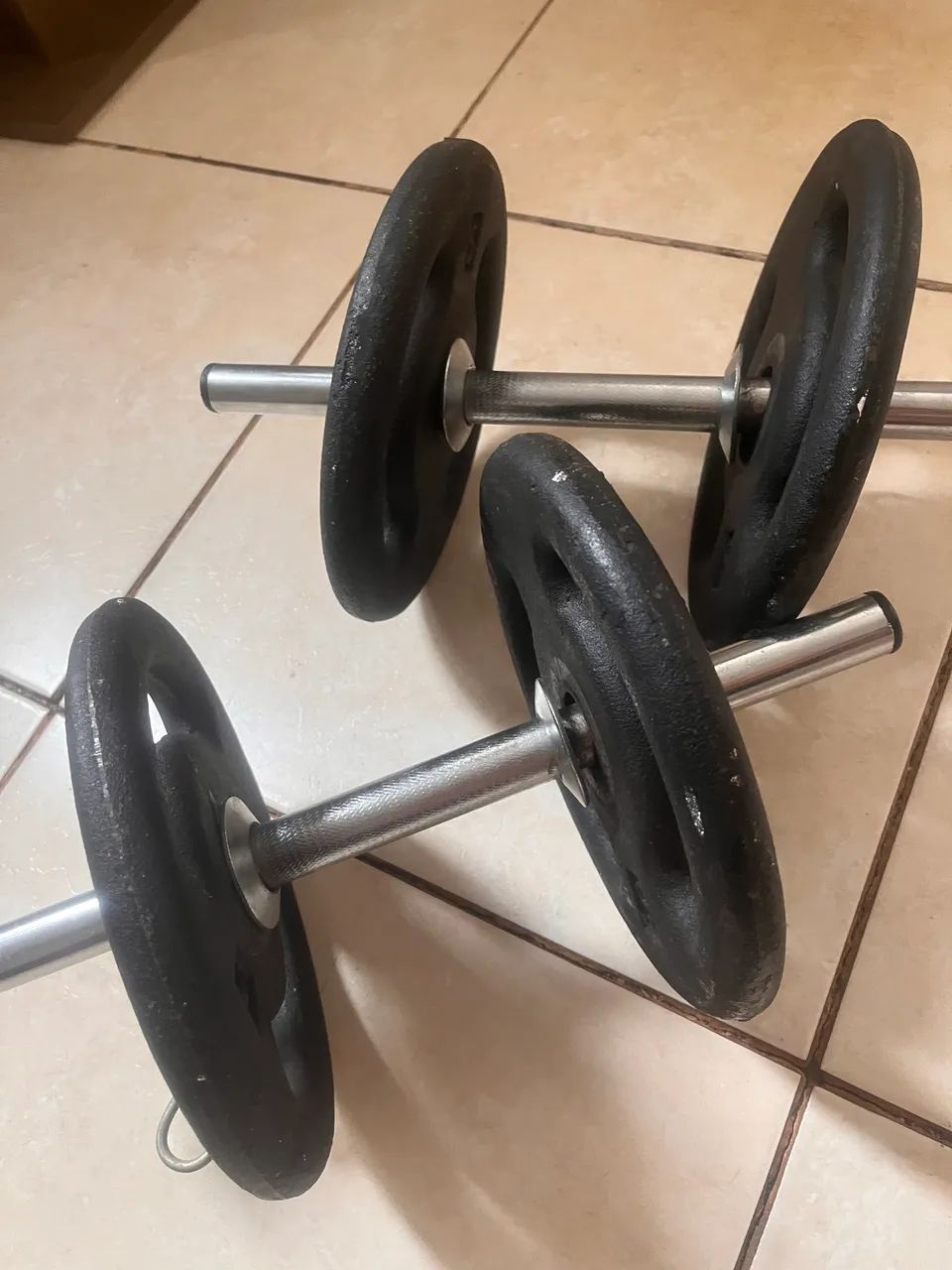 HALTERES de ANILHAS ACADEMIA - Foto 2
