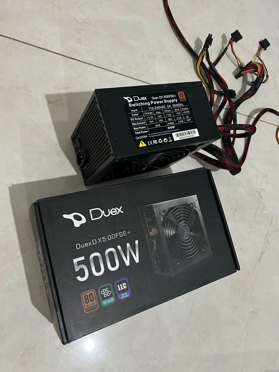 Placa mãe B450M + Fonte 500w Duex e Air cooler T-Dagger  - Foto 3
