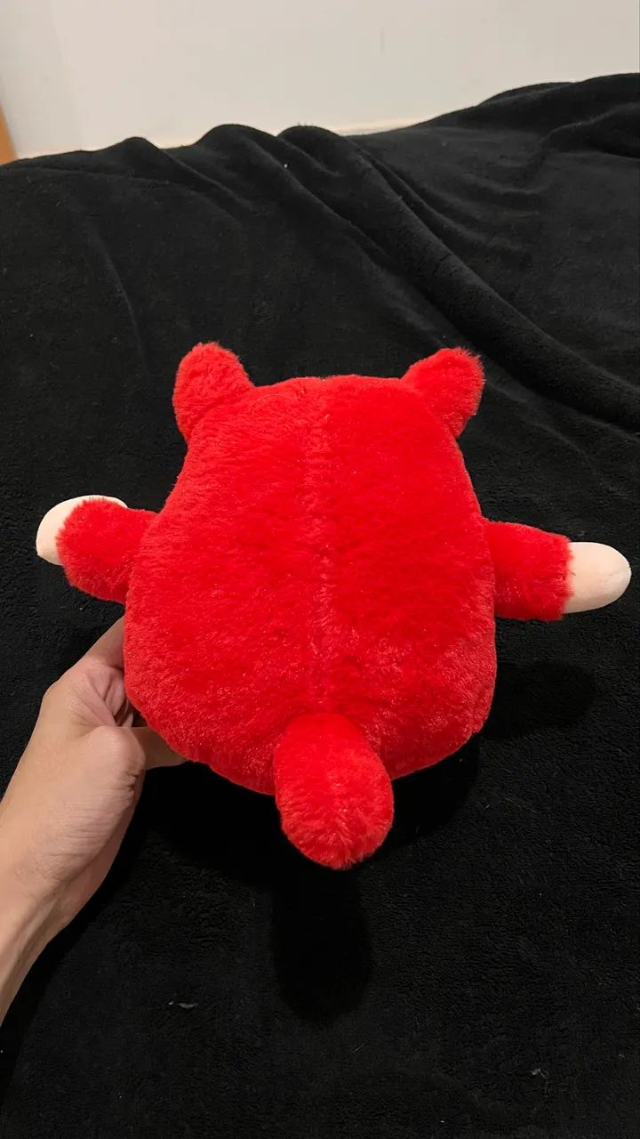 bichinho de pelúcia vermelho - Foto 2