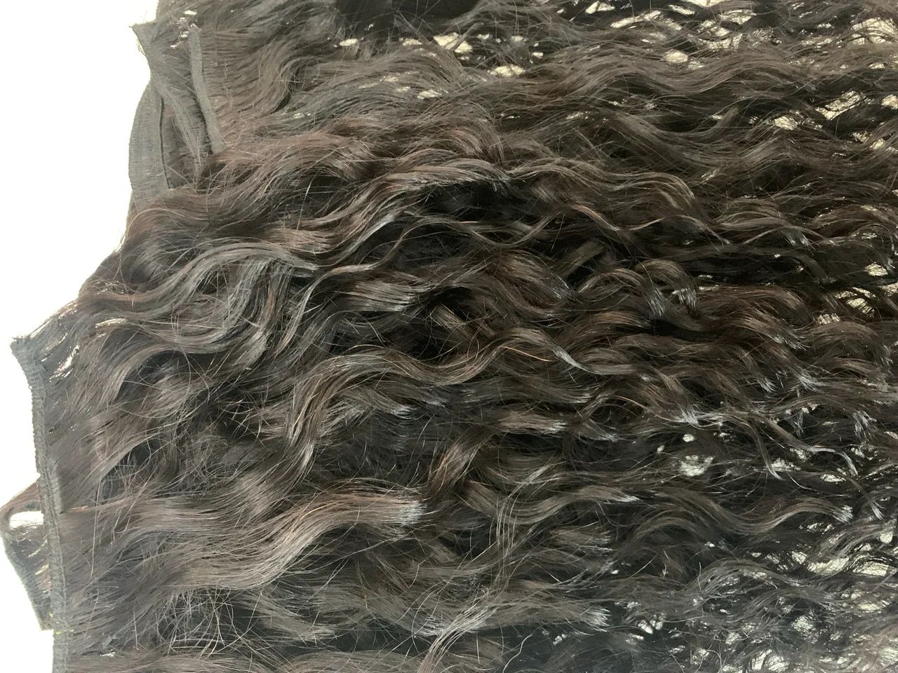 11 telas de cabelo cacheado humano