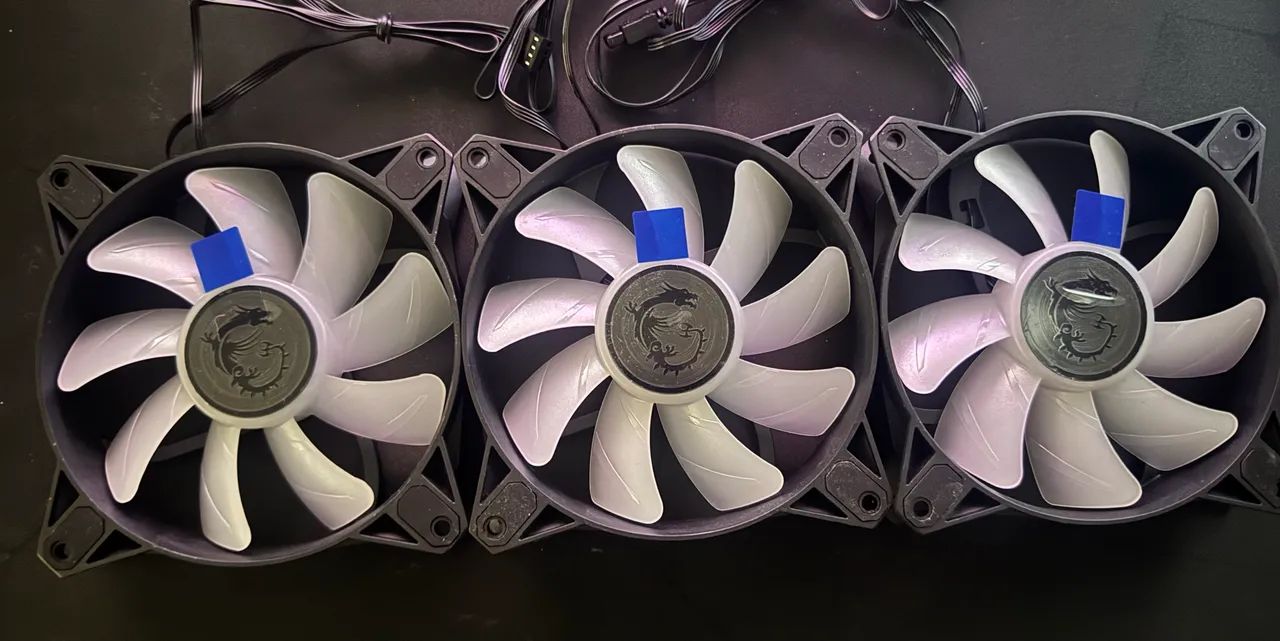 kit 3 ventiladoras Cooler Fan MSI MAG - Foto 3
