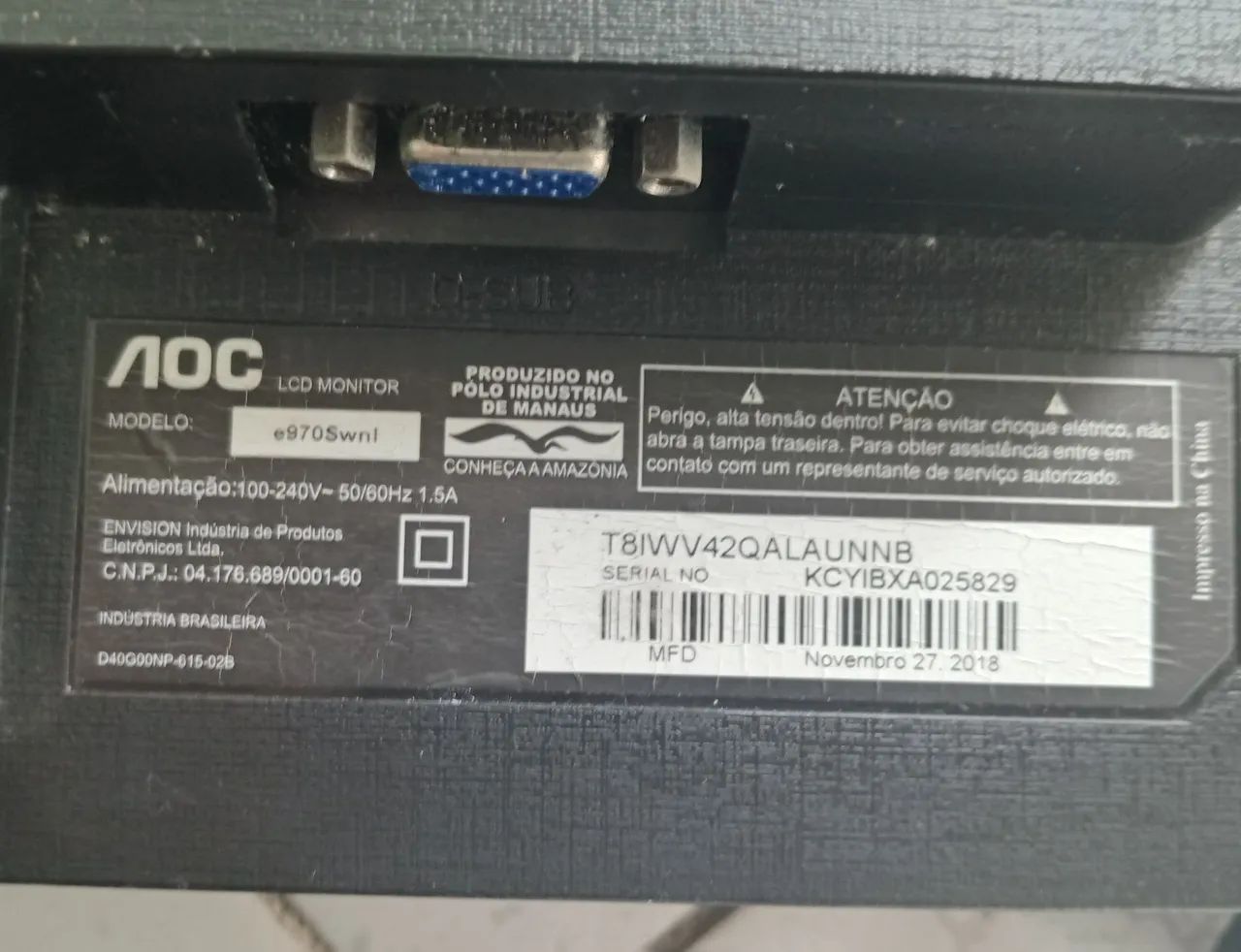 Monitor AOC 18" - Foto 2
