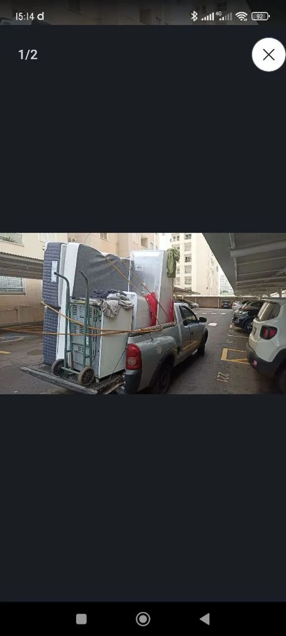 Fretes rápido e descarte moveis 
