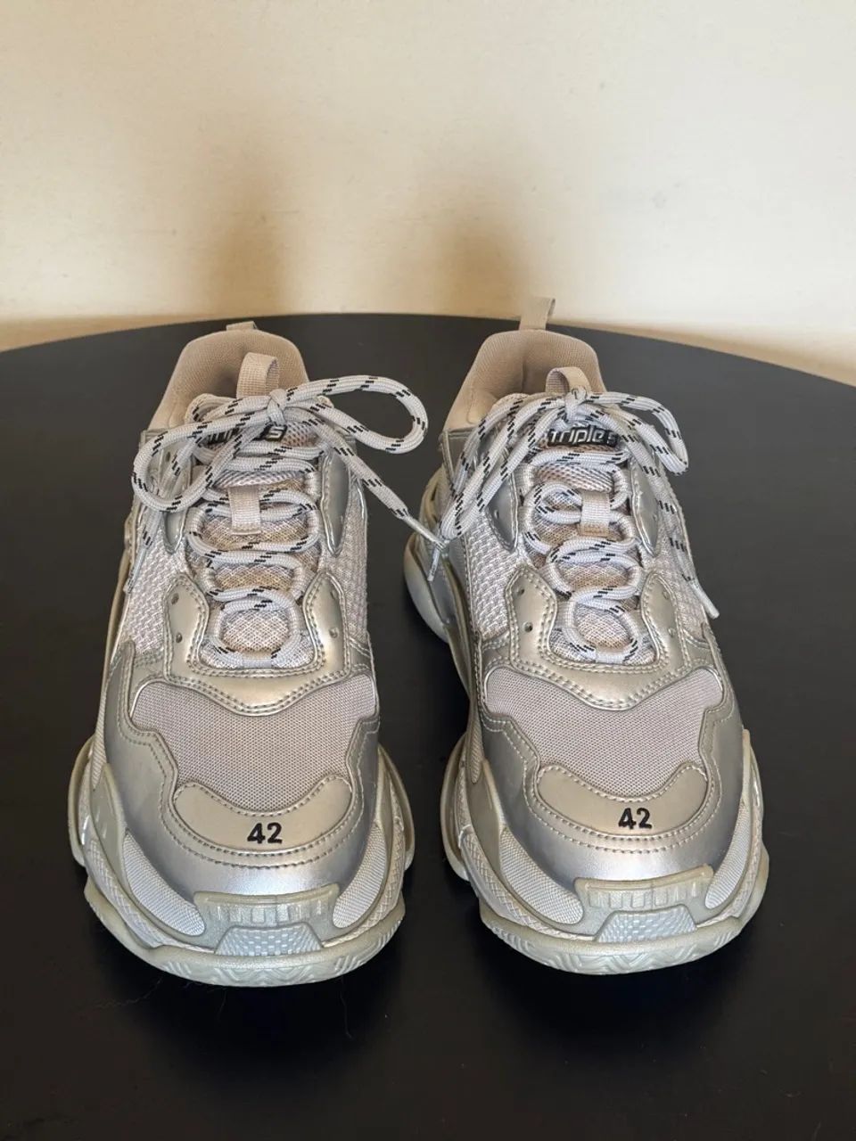 Balenciaga Triple S Silver Original - Foto 3
