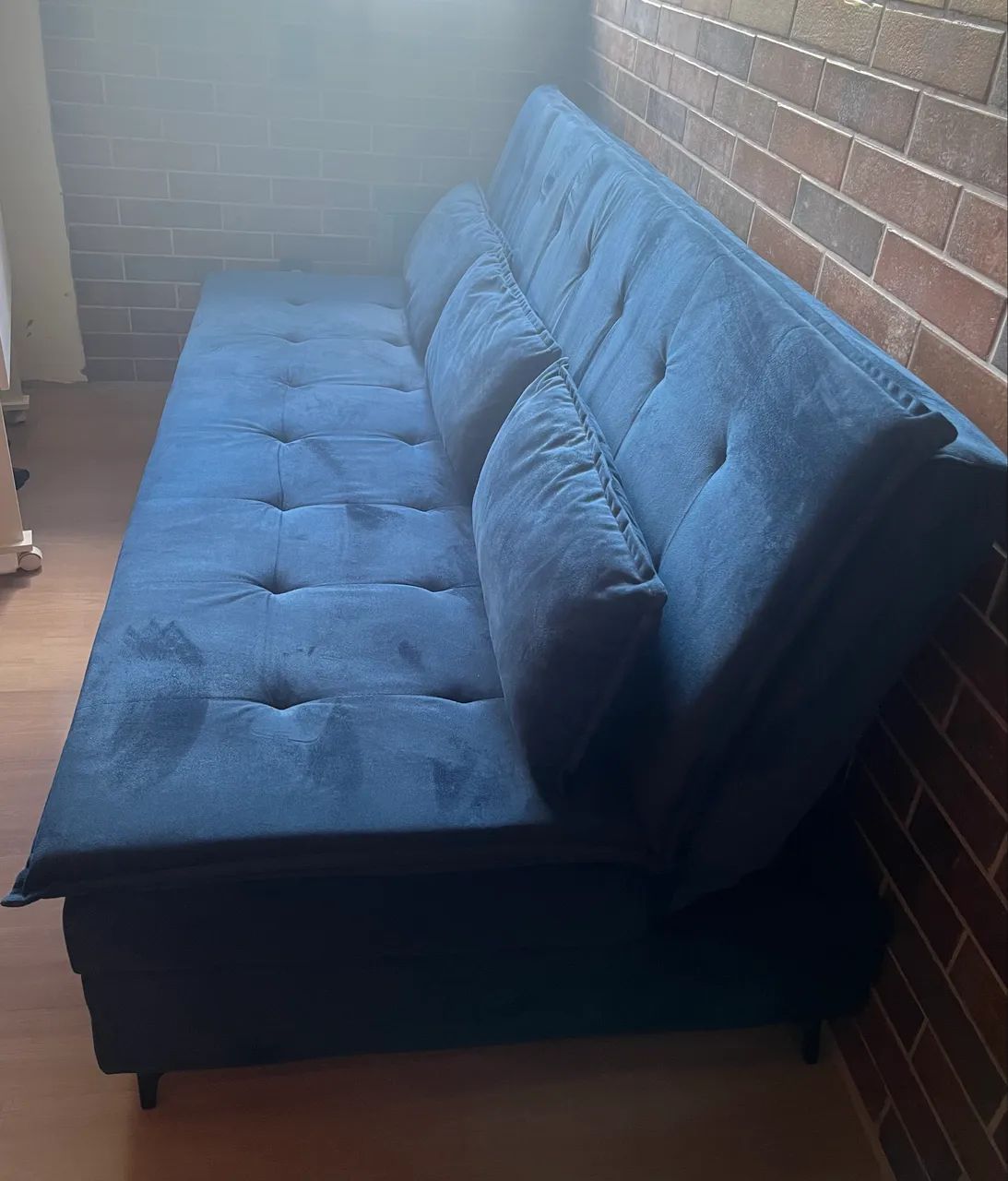 Sofá Cama Ortobom 3 L Veludo 444757599197614082