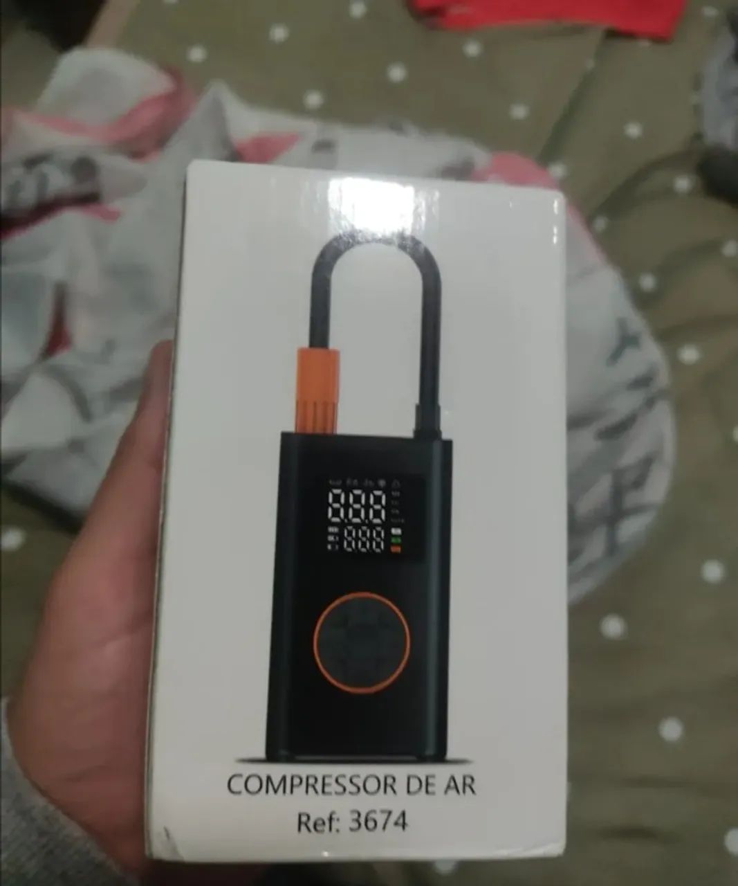 Compressor de ar digital portátil  - Foto 3