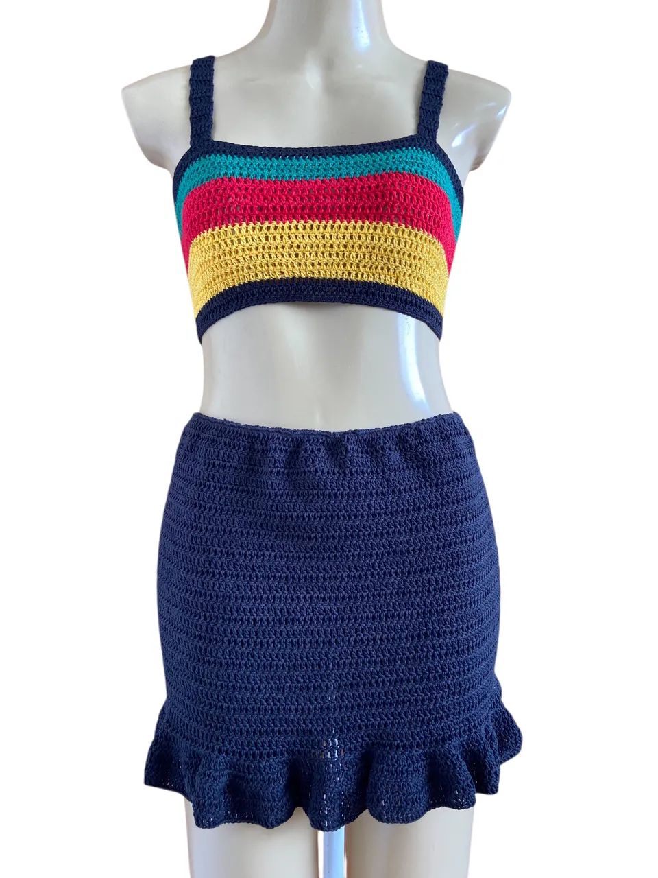 Conjunto em Crochê Boby Marley - Foto 3