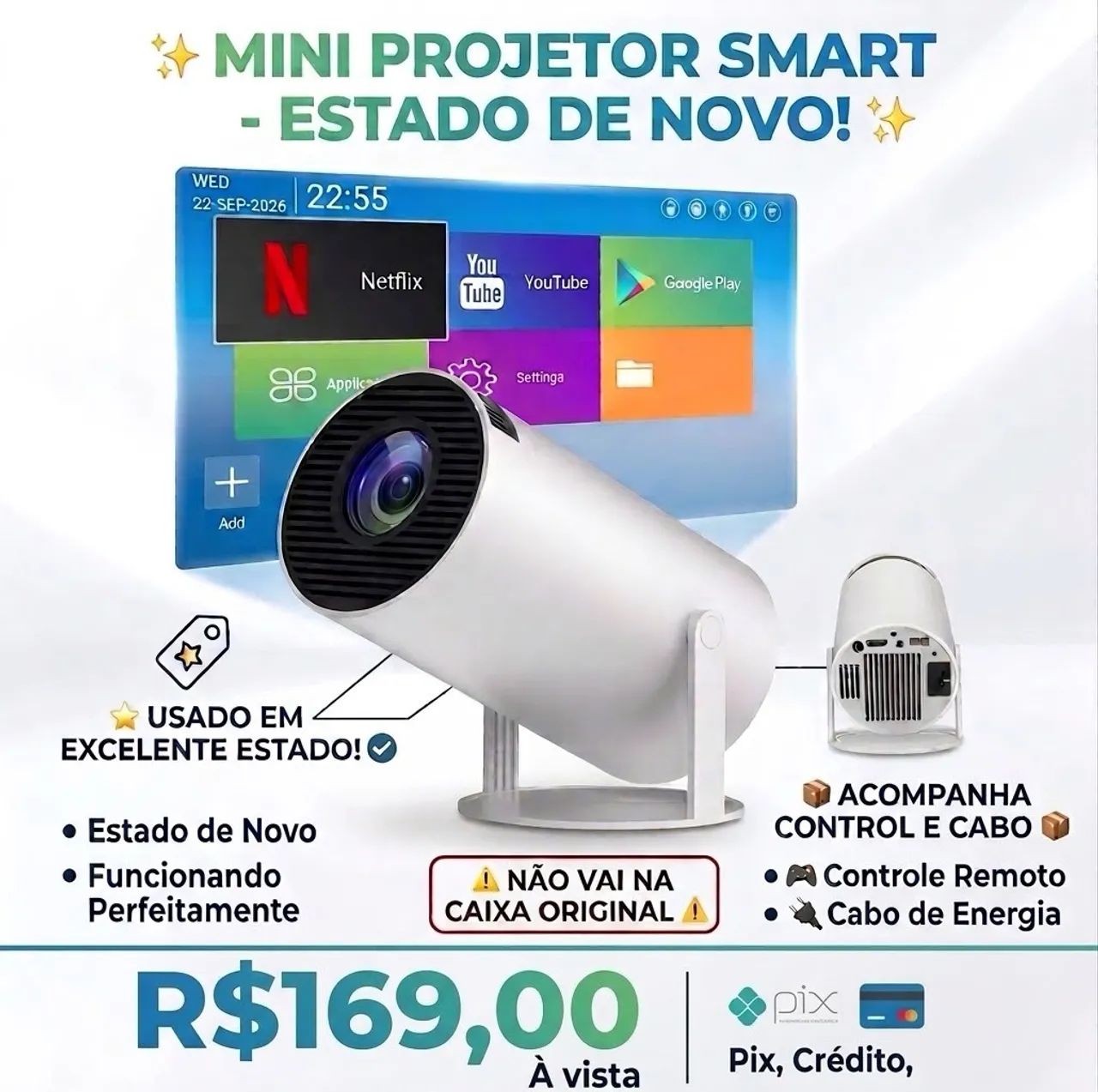 Mini Projetor Smart