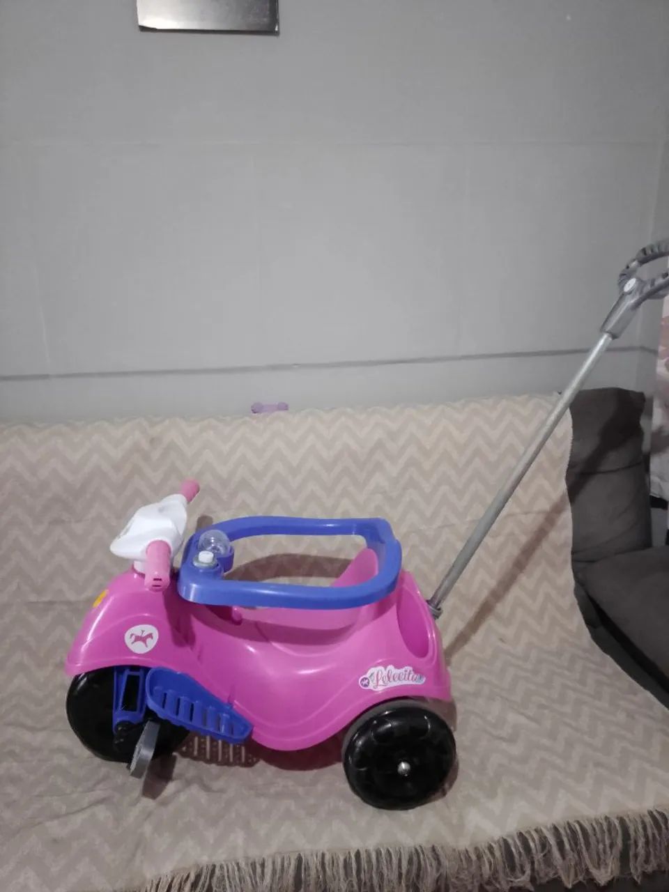 Triciclo Infantil Rosa - Foto 2