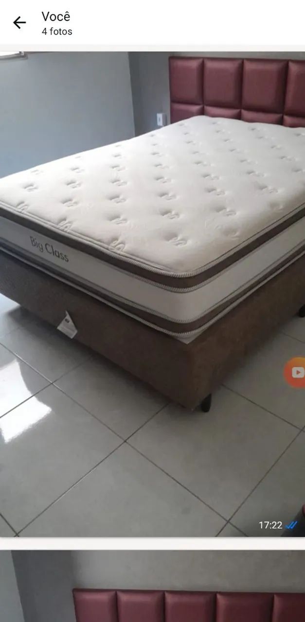 Cama box casal de ótima qualidade  - Foto 3