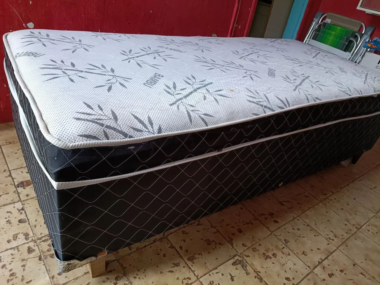 Cama box solteiro conjugado....já tá higienizado  - Foto 2